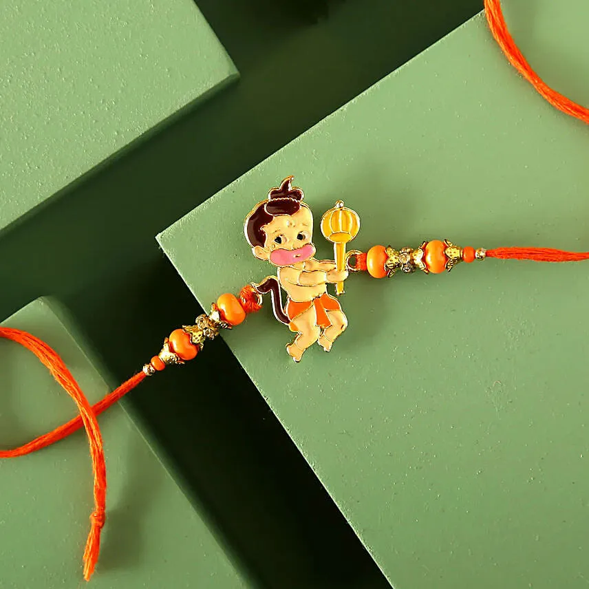 Sneh Classic Family Rakhi Set & Rasgullas