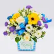 It's a Boy Mix Flowers Vase - Celebrate the Arrival in Style