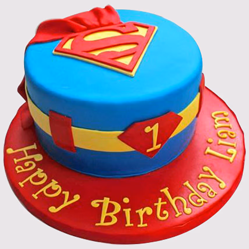 Superman Cake