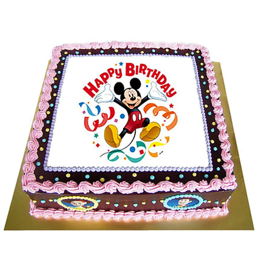 Fancy Photo Cake Eggless 1 Kg Butterscotch Cake