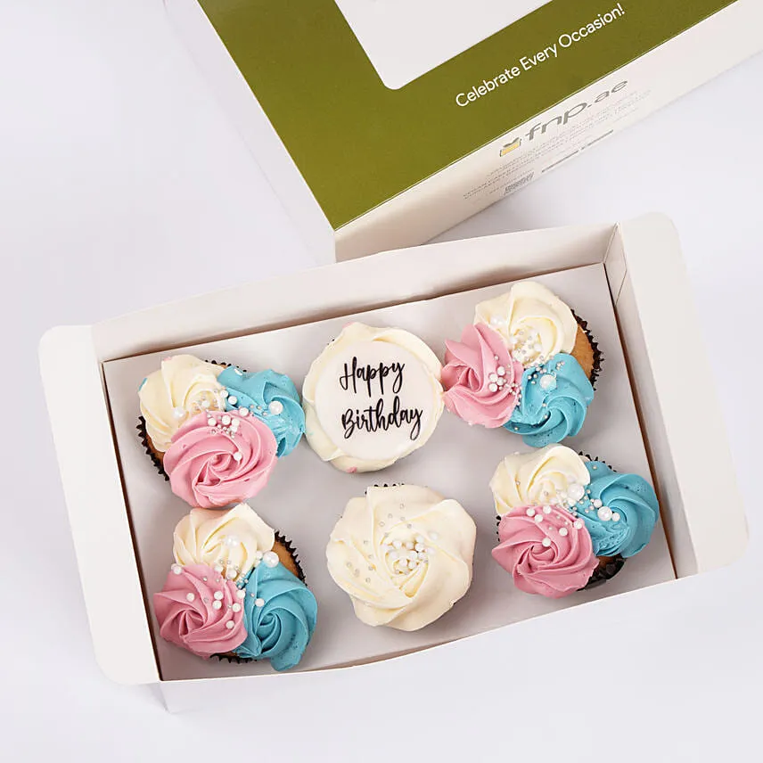 Twilight Whirl Chocolate Cupcake