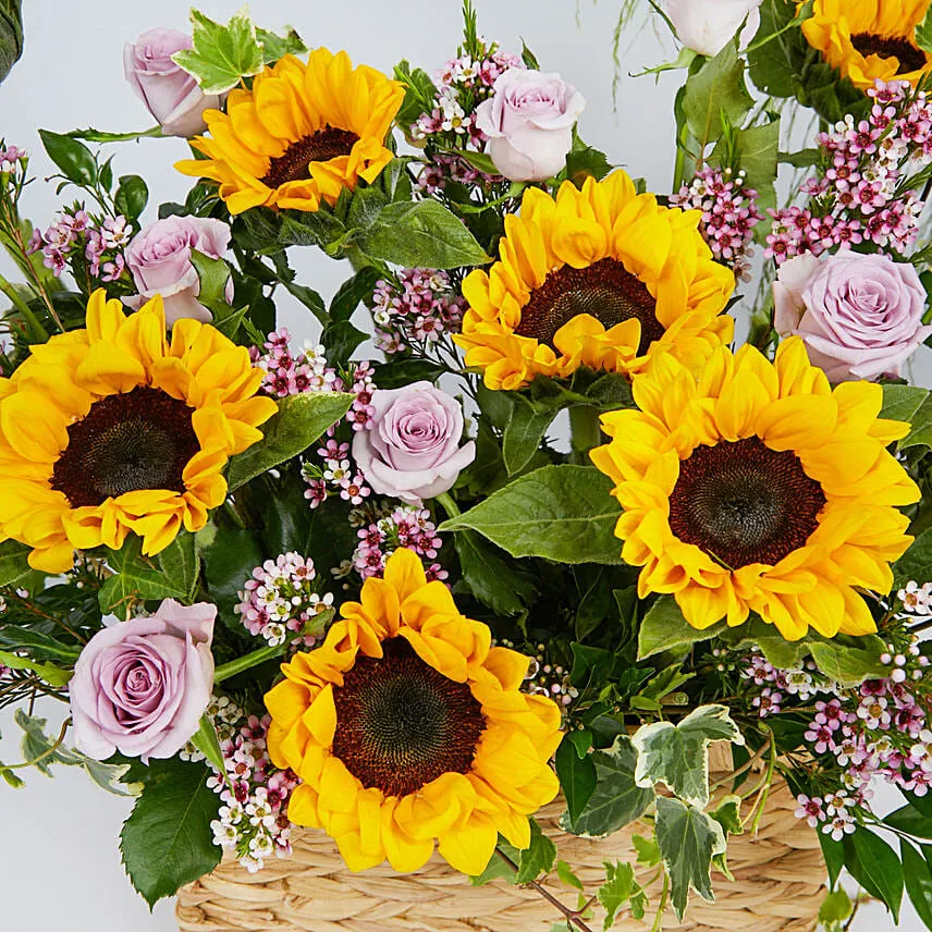 The Sunflowers Basket