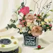 مزهرية ورد السنة الجديدة