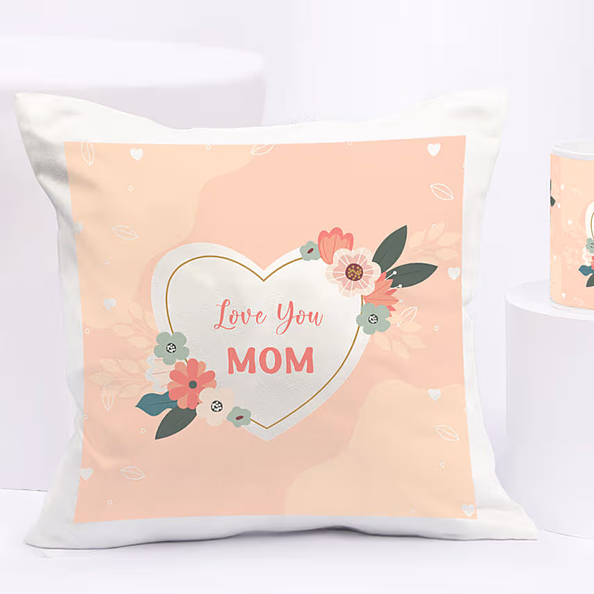 Love For Mom Cushion & Mug