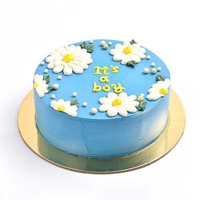 Charming Baby Boy Surprise Chocolate Cake - Perfect for Celebrations