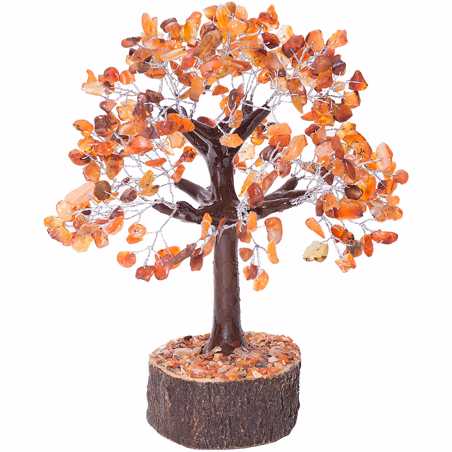 Handcrafted Agate Stone Wish Tree