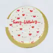 Charming Little Heart Red Velvet Cake - Perfect for Birthdays