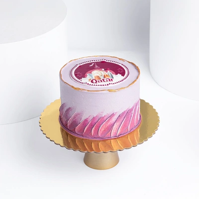 Exquisite Qatar-Themed Chocolate Cake - 1 Kg