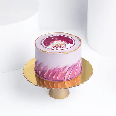 كيكة الشوكولاتة بتصميم قطري فاخر - 1 كجم