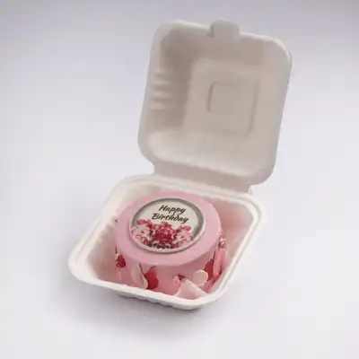 Gladiolus Delight Chocolate Bento Cake - Perfect for Birthdays