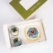 Heartfelt Love: Vanilla Bento Cake and Cupcake Duo