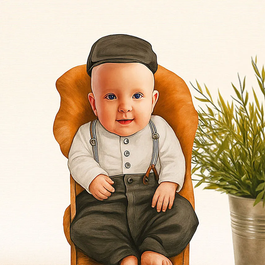Personalized Boss Baby Caricature
