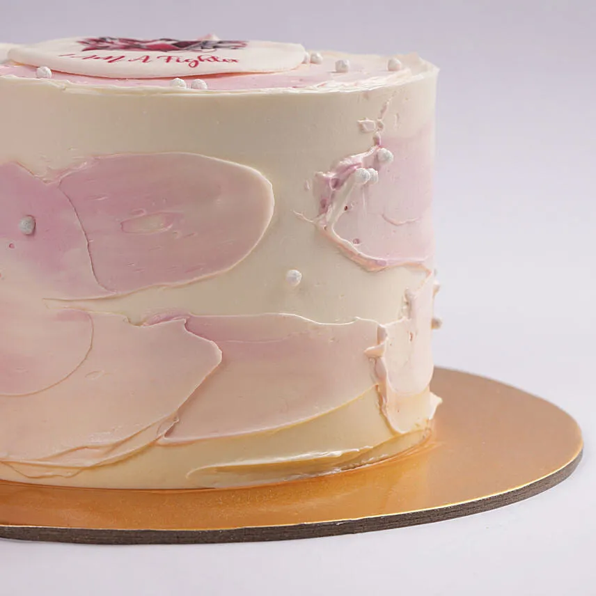 Never Give Up Red Velvet Cake