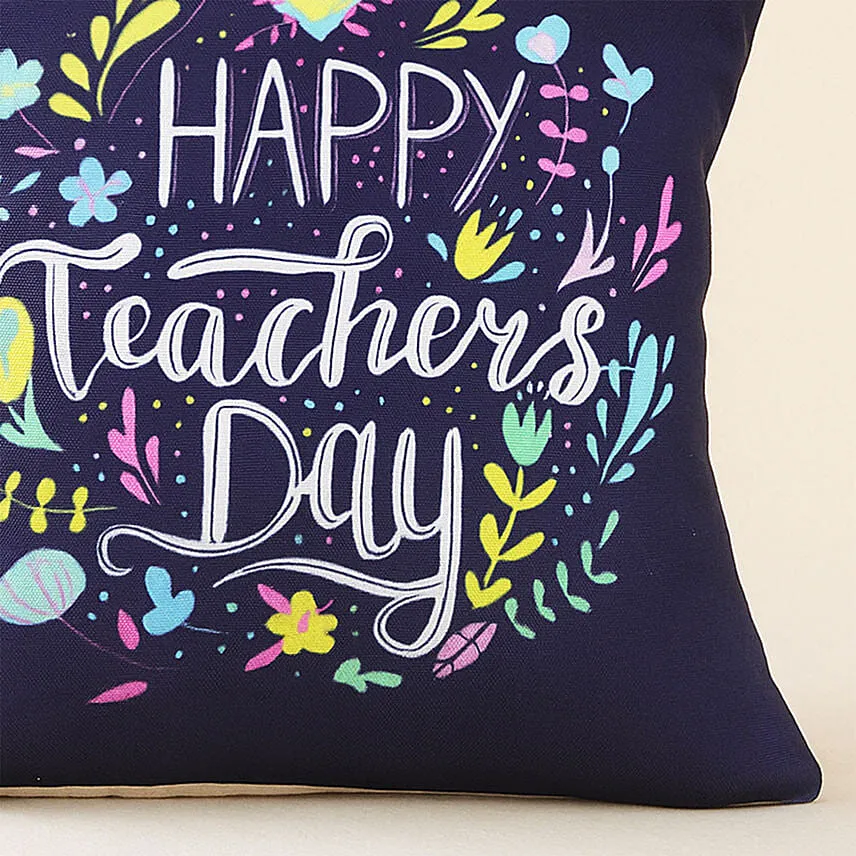 Teachers Day Greetings Cushion