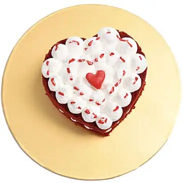 Delicious Heart-Shaped Red Velvet Mono Cake – Perfect for Special Occasions