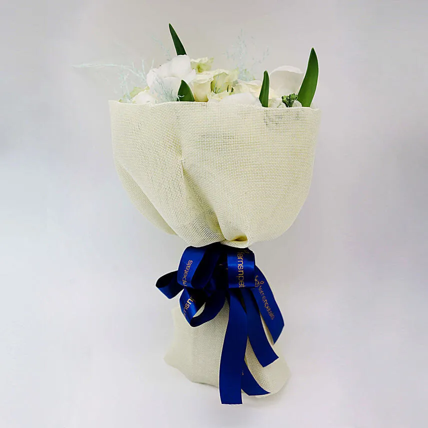 Serene Mixed Flowers Bouquet