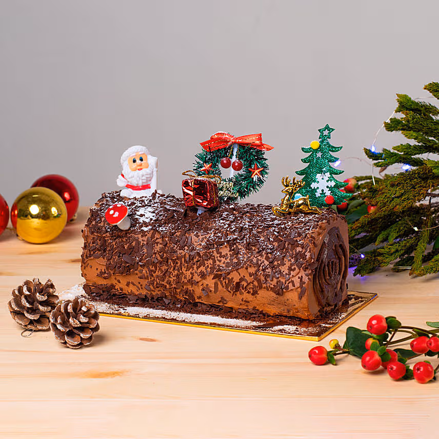 Xmas Chocolate Log Cake 500G