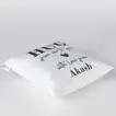 Personalized Big Hug Cushion with Custom Name - Soft Polyester, 15x15 Inches