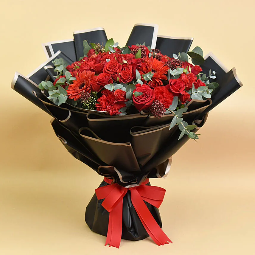 Joyful Red Bouquet
