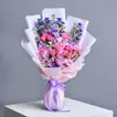 Elegant Pink Posy Bouquet with Roses and Seasonal Blooms