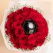 Luxurious Red Rose Bouquet with CASIO G-Shock Mudmaster Watch for Men