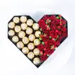 Luxurious Romantic Delights Heart Box - Perfect Gift for Loved Ones