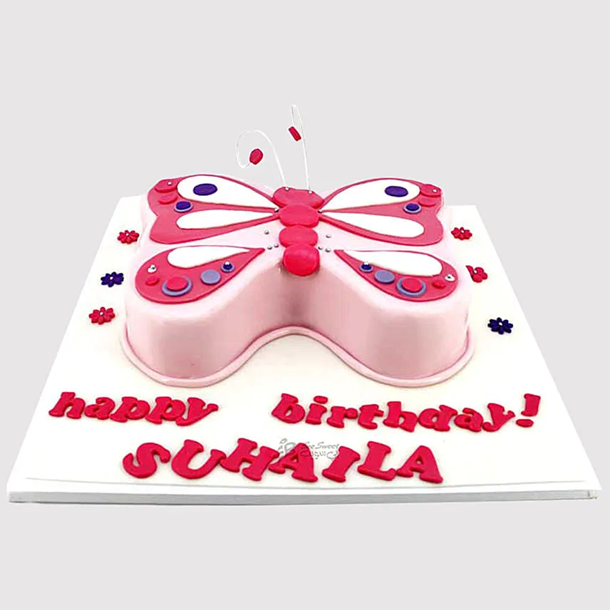 Designer Butterfly Chocolate Cake