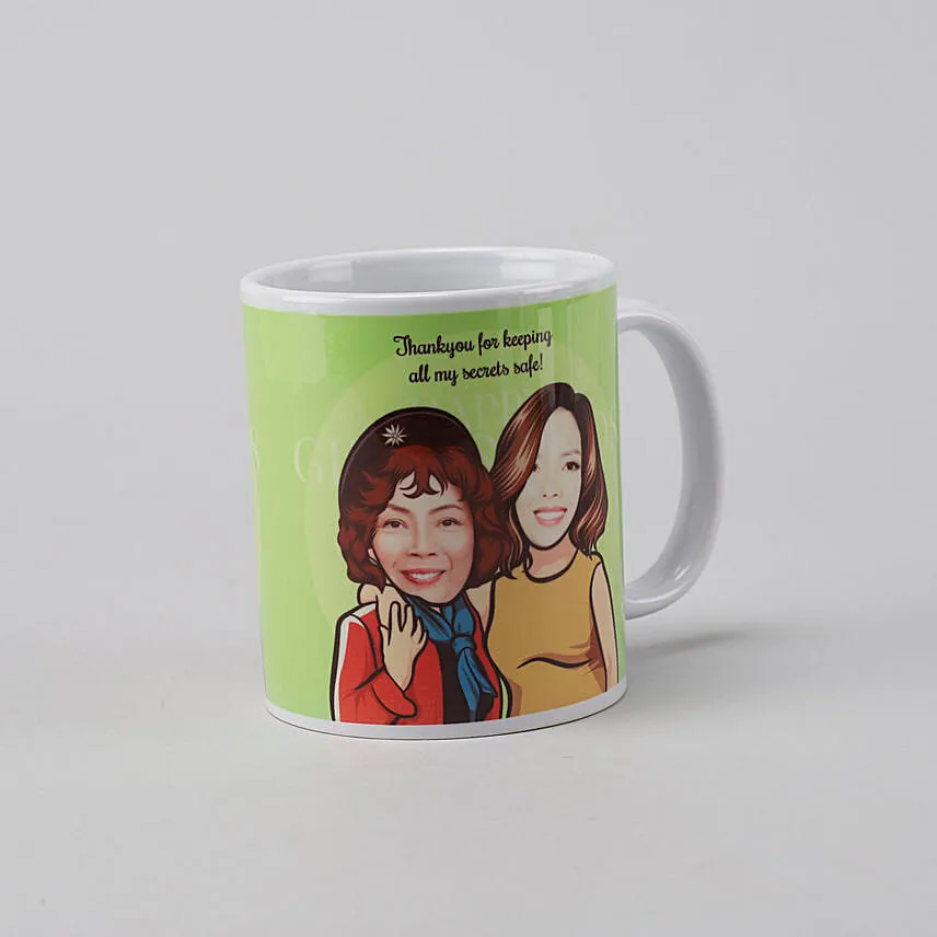 Thank you keeping all my secret personalised Mug