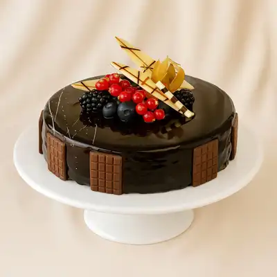 Luxurious Chocolate Truffle Cake - Half Kg