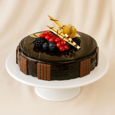 Luxurious Chocolate Truffle Cake - Half Kg