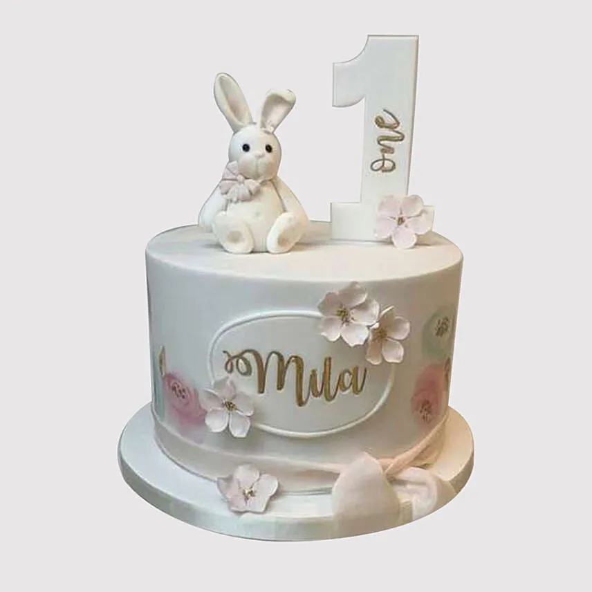 Cute Bunny Butterscotch Cake