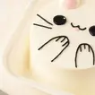 Adorable Smiling Cat Mini Cake - Perfect for Cat Lovers - Chocolate