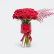 Godiva | Red Velvet Heart Gift Box - 12 Pieces & Ravishing Romance Bouquet