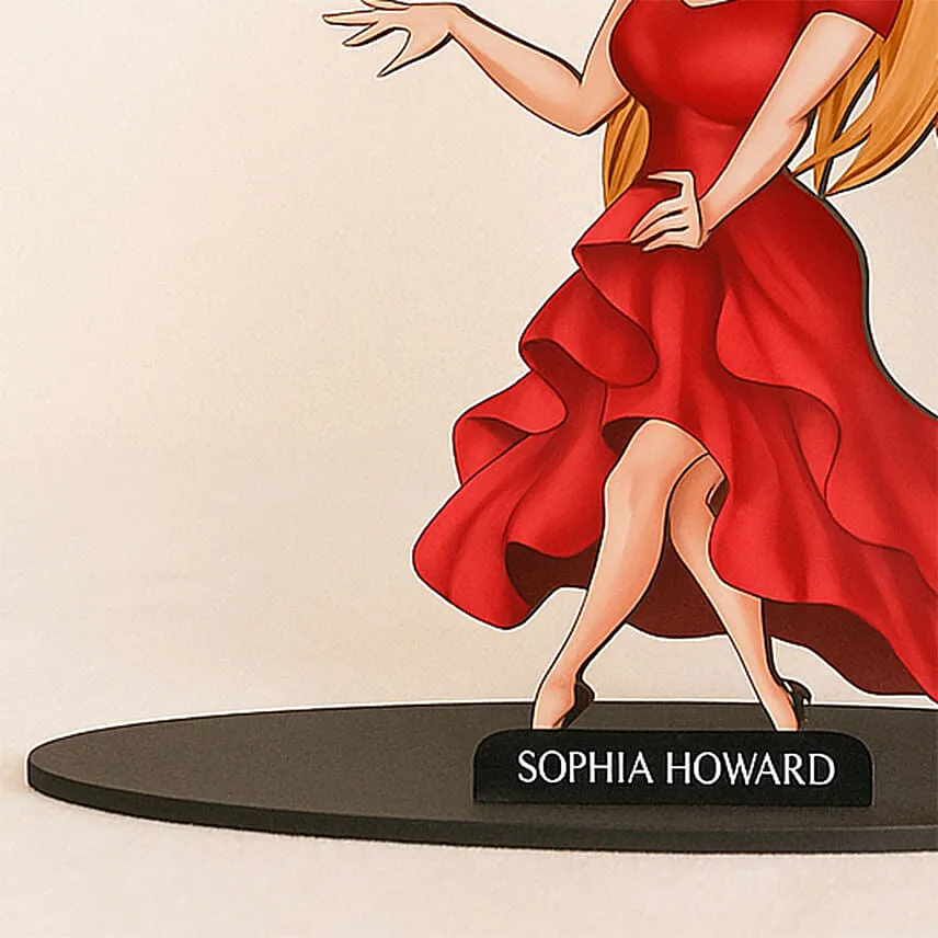 Personalized Caricature for Women Dancer