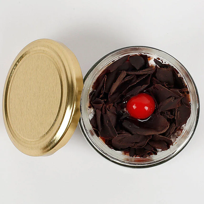 Sizzling Black Forest Jar Cake Set of 2