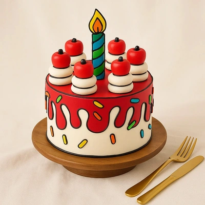 Birthday Bliss Bonanza Cake - Chocolate
