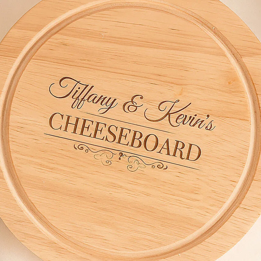Engraved Chopping Board Round