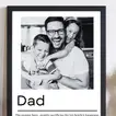 Dad Definition Photo Frame Gift For Dad