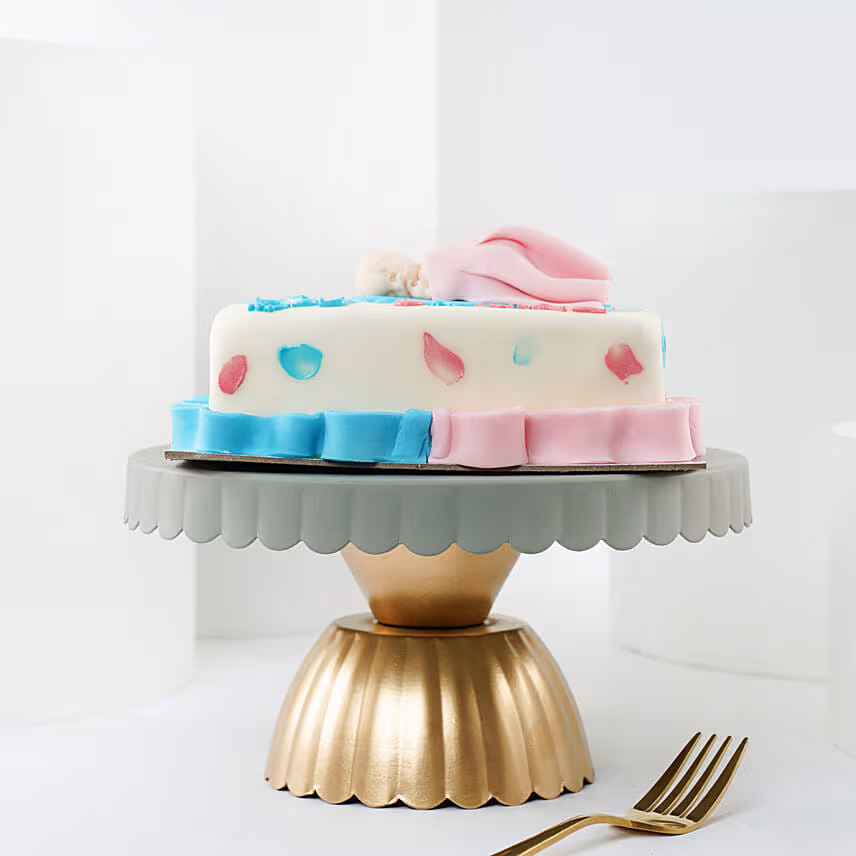 Gender Reveal Celebration Cake