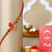 Mystical Ganesha Blessing Rakhi with Premium Dry Fruits Gift Set