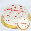 Charming Little Heart Red Velvet Cake - Perfect for Birthdays
