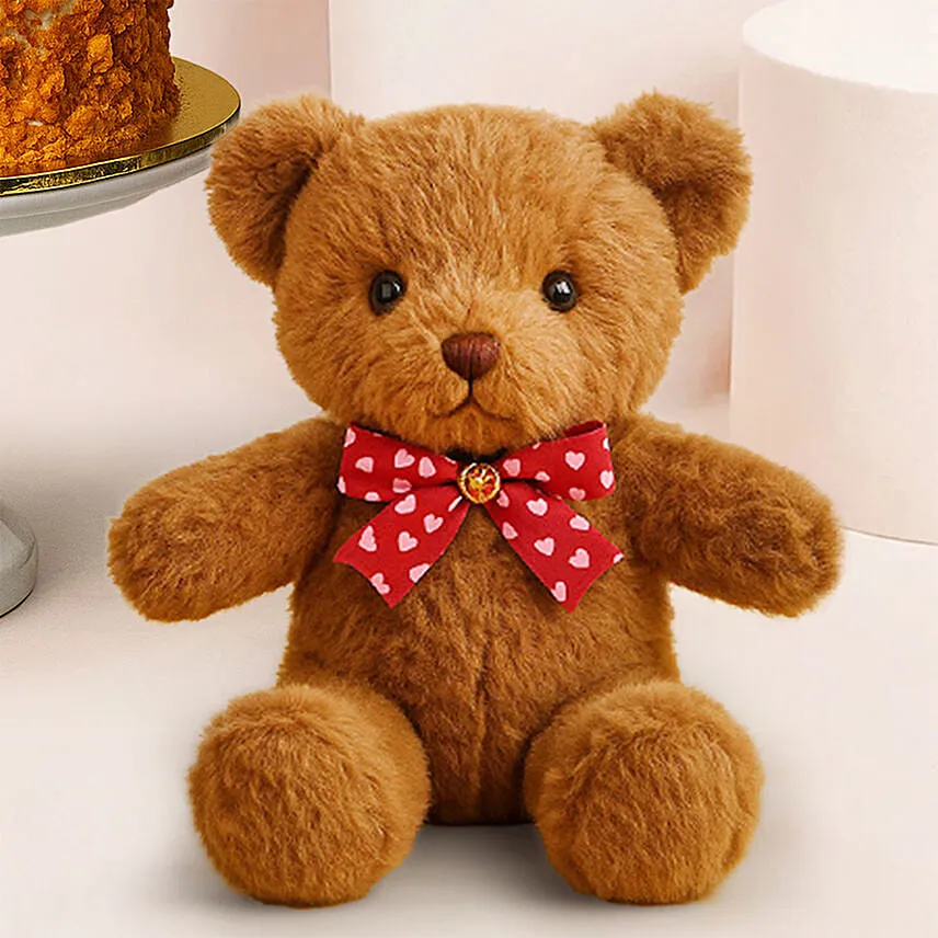 Butter Sponge Cake With Teddy Bear