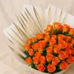 Regal Orange Baby Rose Bouquet