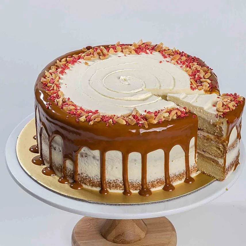 Toasted Peanut Butter Jelly Cake