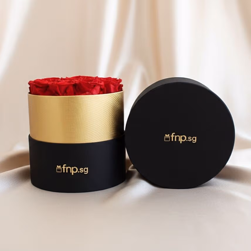 Eternal Love Presreved Roses Box For Valentine's