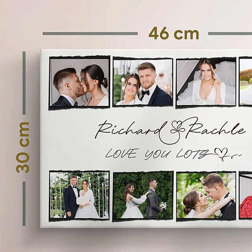 Couple Photo Canvas Frame