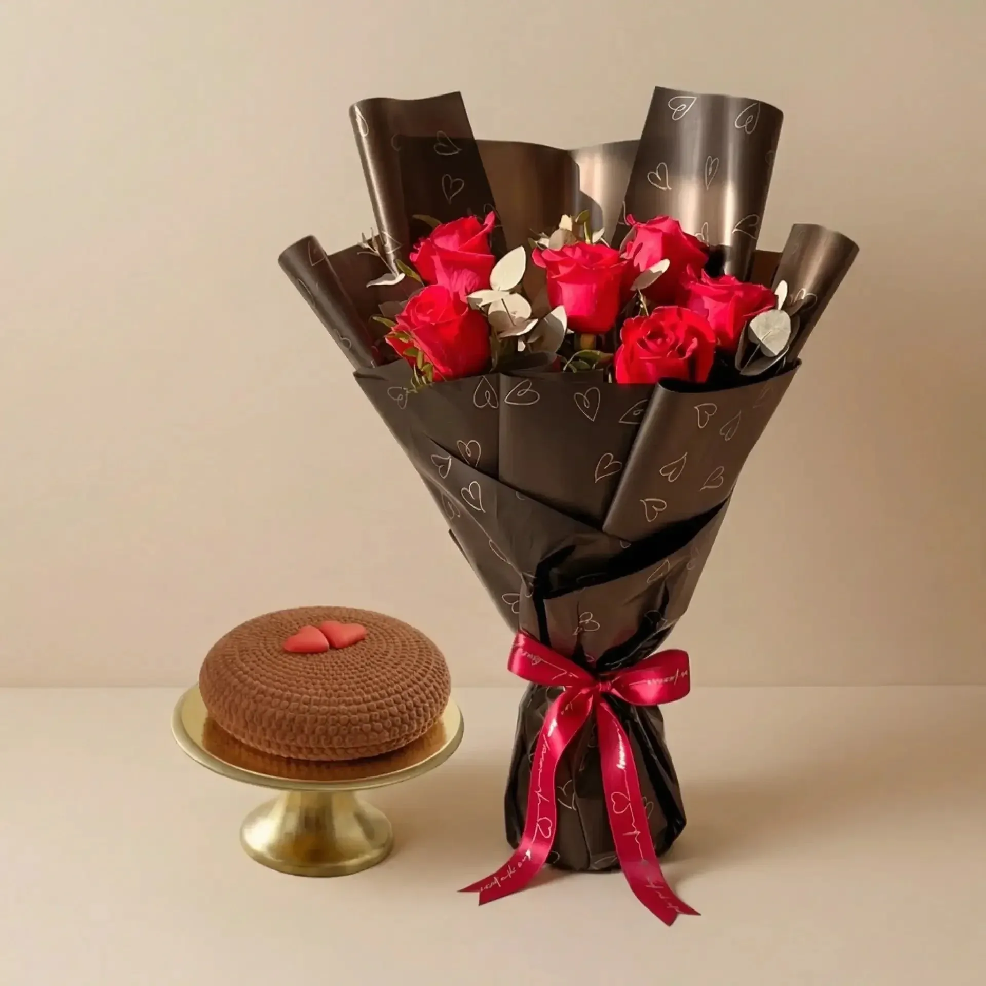 Romantic 6 Red Roses