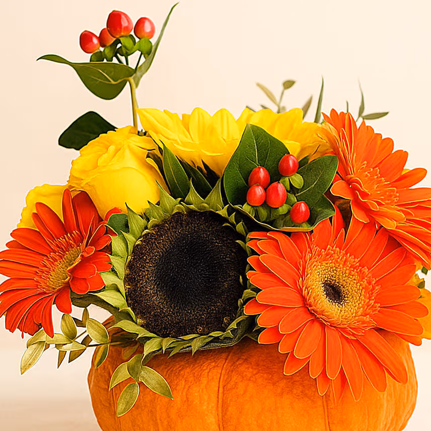 Halloween Assorted Flowers Arrangement