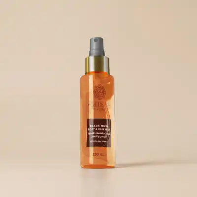 Black Musk Body & Hair Mist 200ml - Long-Lasting Fragrance for Everyday Freshness