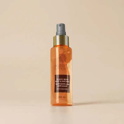 Black Musk Body & Hair Mist 200ml - Long-Lasting Fragrance for Everyday Freshness